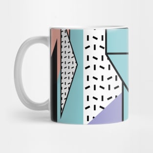 Memphis Pattern 80 / 80s Retro Mug